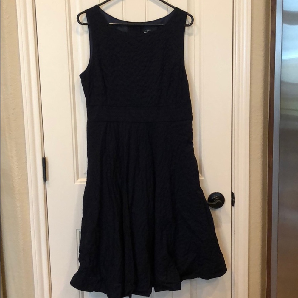 Navy jcrew dress